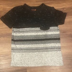$3/bundle - Cat & Jack black and grey striped Tshirt Boys XS 4/5